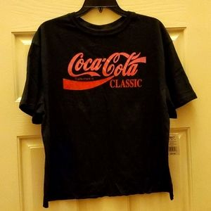 Women's cropped Coca-Cola t-shirt